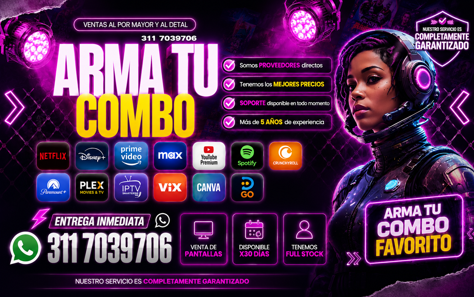 Arma tu Combo ColServicios